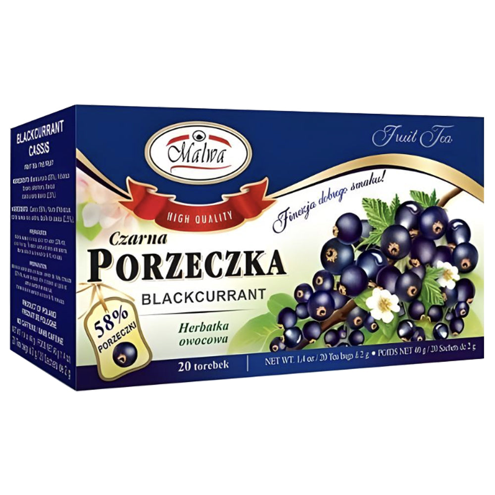 Black Currant Tea "Porzeczka", Malwa, 20 tea bags