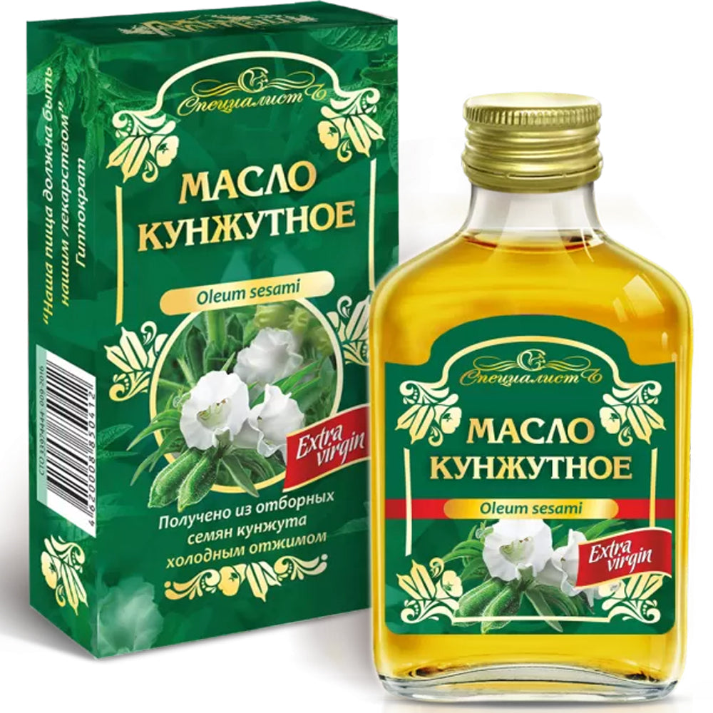 Extra Virgin Sesame Oil "Altai", 100ml/ 3.38 oz 