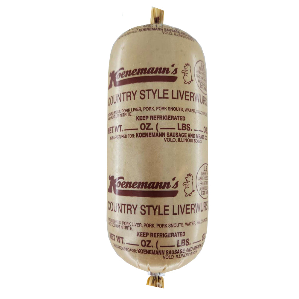 Country Style Liverwurst, Koenemann’s, 355 g/ 0.75lb