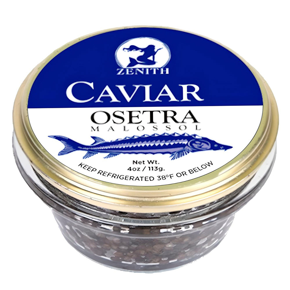 Black Sturgeon Caviar Lightly Salted, Zenith, 113g/ 4 oz