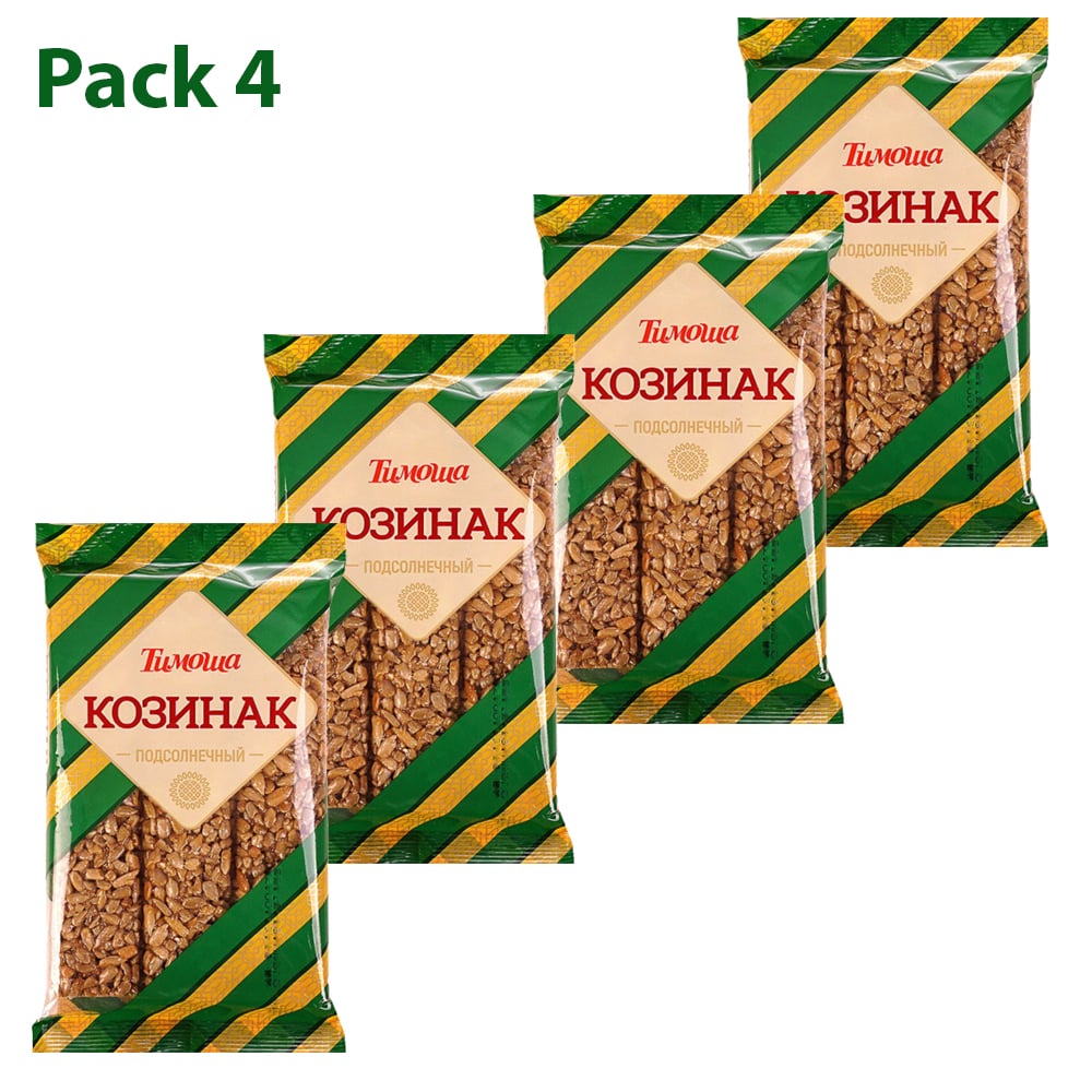 Pack 4 Kozinaki "Timosha", 150g x 4