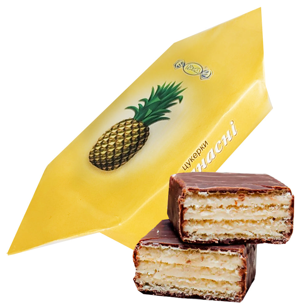 Chocolate Waffle Candies "Pineapple", Rikond, 226g / 7.97oz