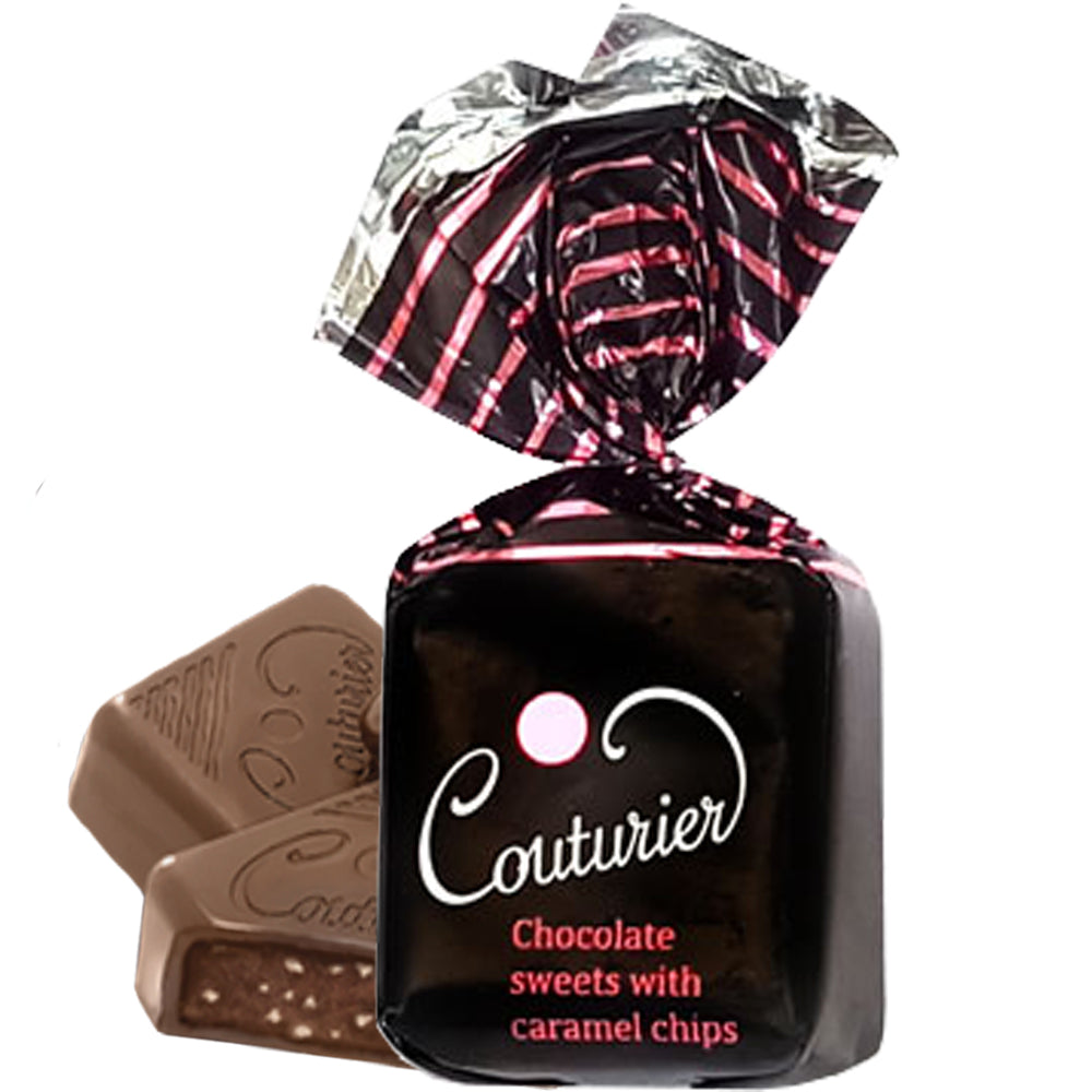 Chocolates with Grated Hazelnuts & Caramel Crumbs, Chocolate Couturier, 226g/ 7.97 oz