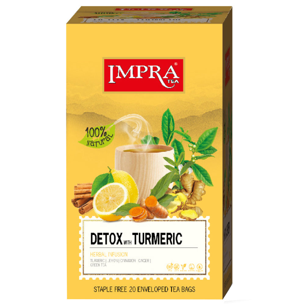 Herbal Infusion Sri Lanka Tea Â«Detox with TurmericÂ», Impra, 20 tea bags.