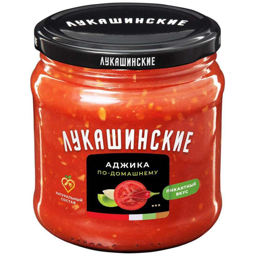 Homemade Style Adjika, Lukashinskie, 460g/ 16.23oz