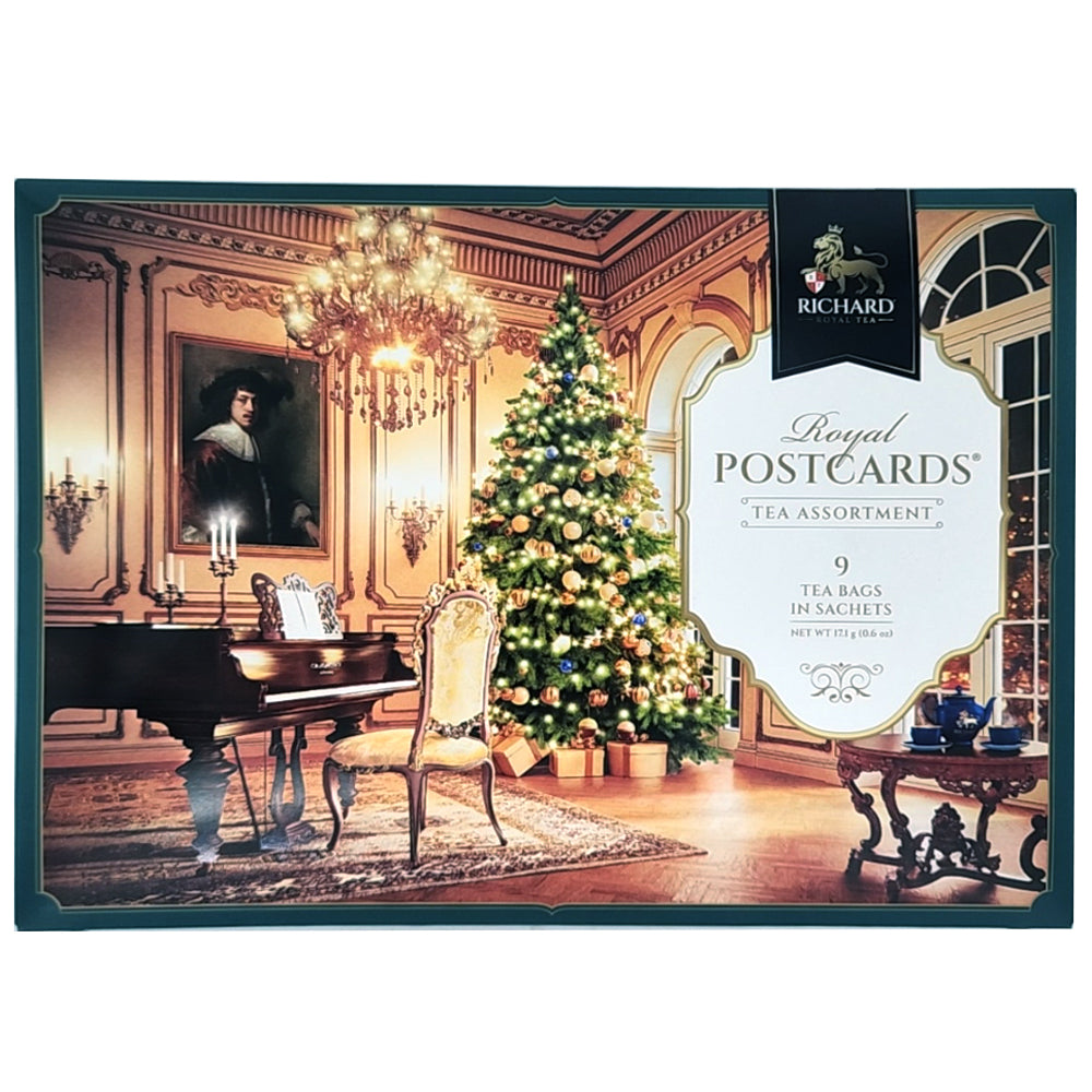 Black Tea 3 Flavors "Royal Interiors POSTCARDS ASSORTMENT", Richard, 17.1 g/ 0.6 oz