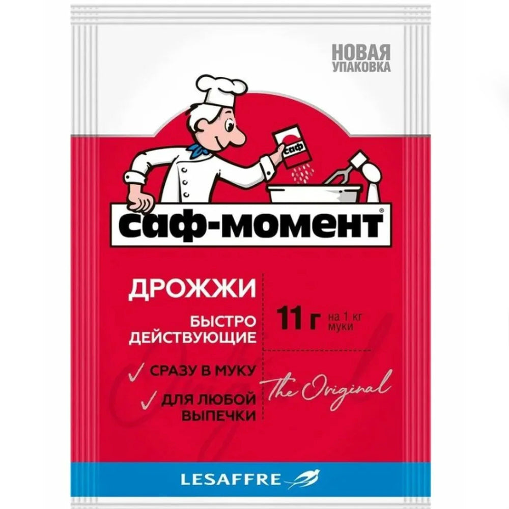 Fast-Acting Dry Yeast, Saf-Moment, 11g/ 0.39oz