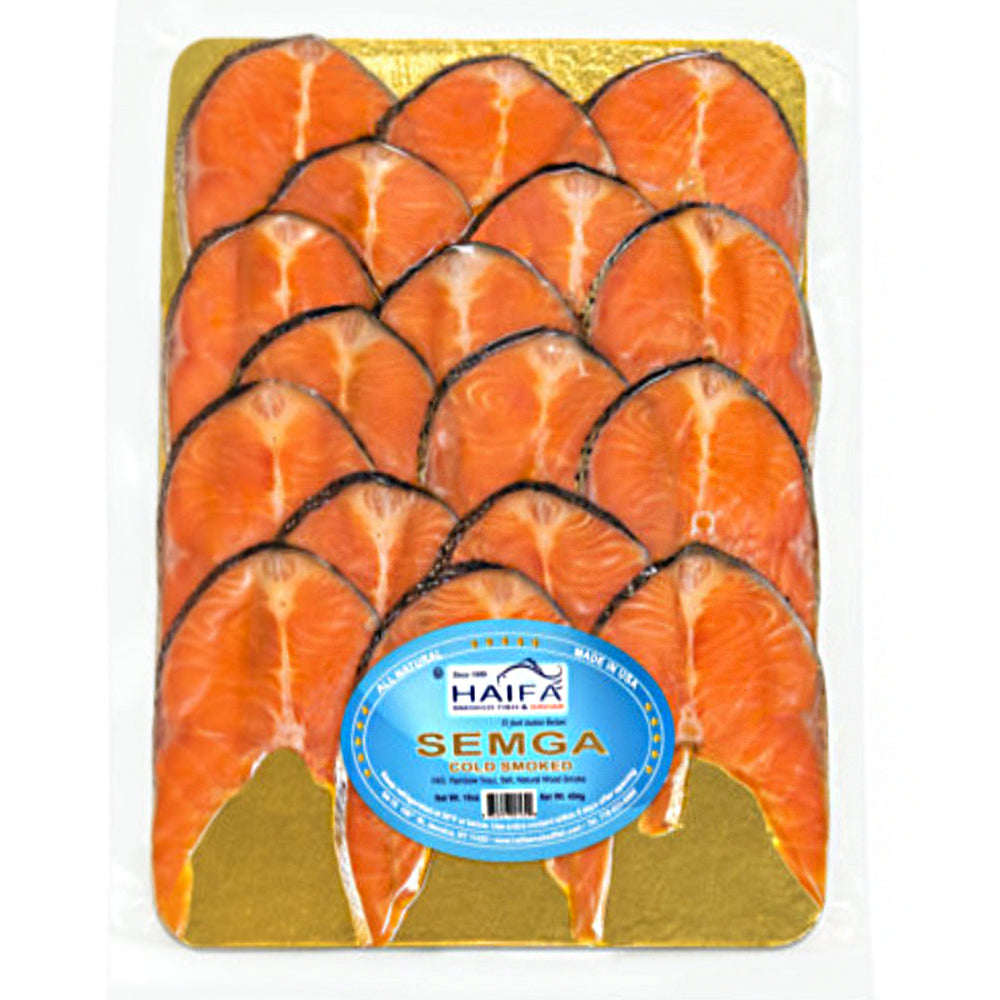 Cold Smoked Salmon "Semga", Haifa, 454g/ 16oz