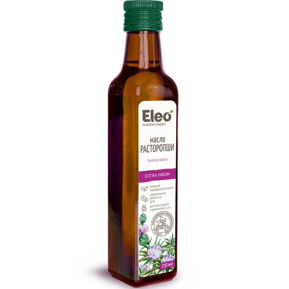 Milk Thistle Oil Natural, Eleo, 8.5 fl oz / 250 ml