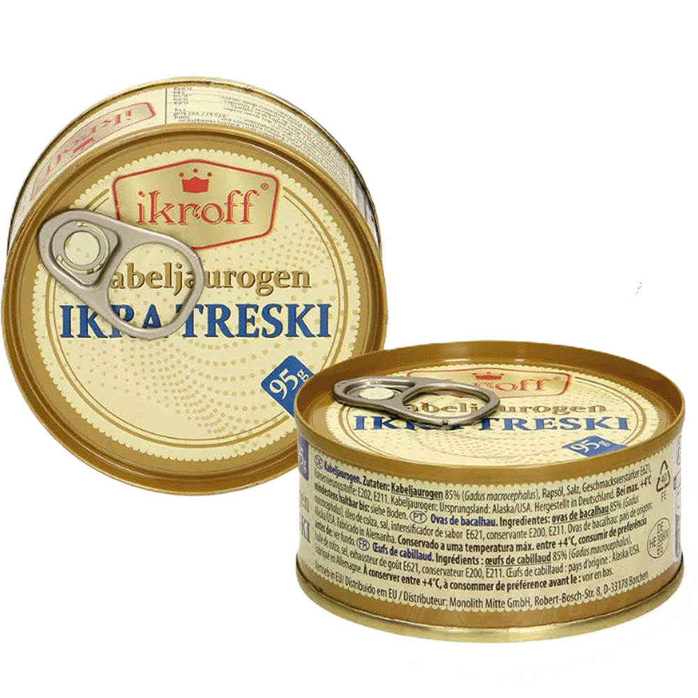 Cod Caviar, Ikroff, 95g/ 3.35oz 