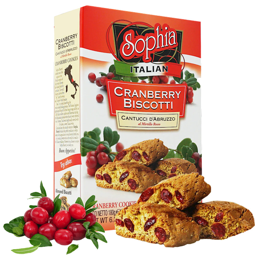 Cranberry Cookies, Sophia, 180g/ 6.35 oz