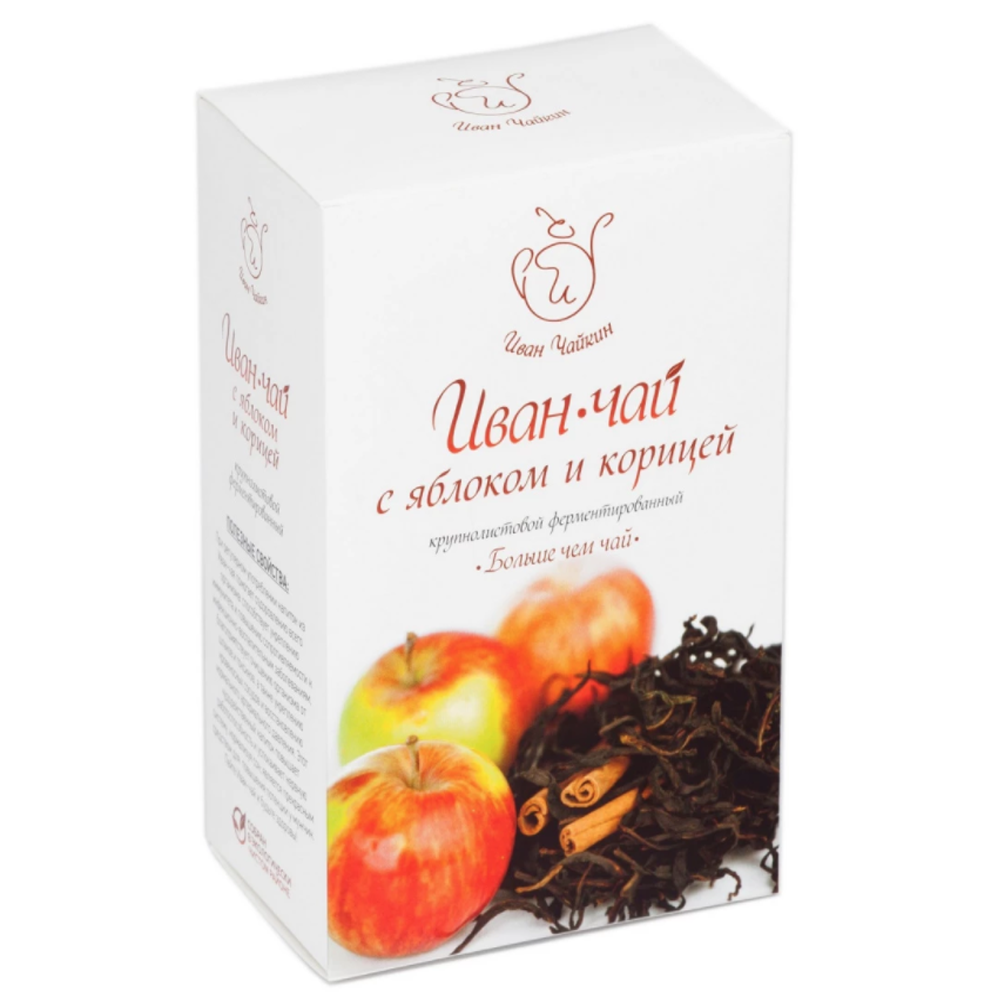 Ivan-Tea Fireweeds Fermented Leaf Tea with Apple & Cinnamon, Ivan Chaikin, 50 g