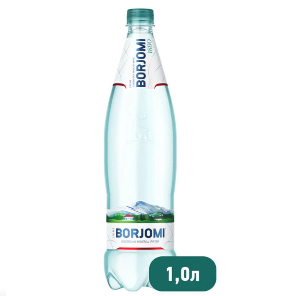 Natural Mineral Water, Borjomi, 1 liter