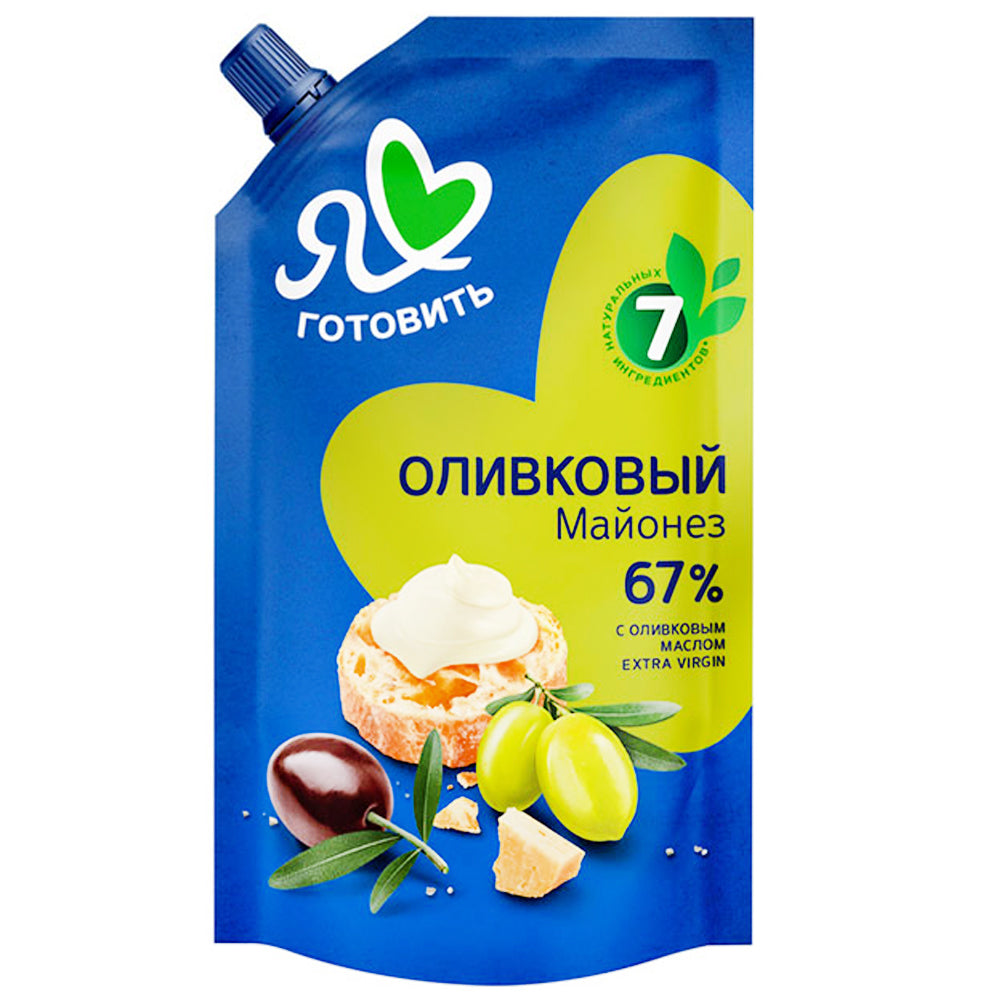 Mayonnaise with Olive Oil 67%, Moscow Provencal, 390 ml/ 13.19 oz 