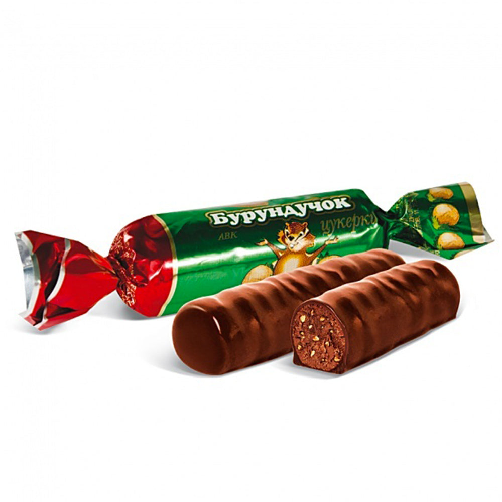 Chocolate Candies with Nuts "Chipmunk", AVK, 226g/ 7.97oz