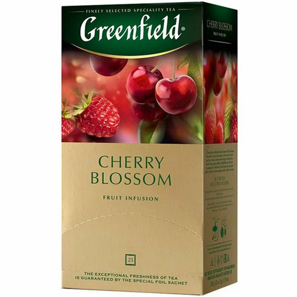 Fruit Tea "Cherry Blossom", Greenfield, 25 Tea Bags