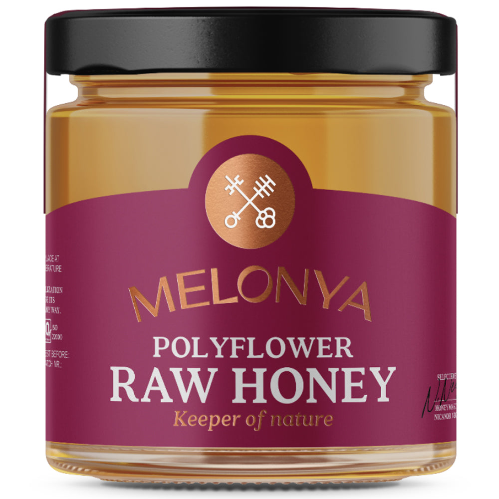 Polyflower Raw Honey, Melonya, 500g/ 17.6 oz