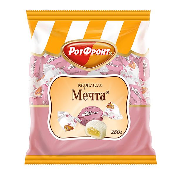 Caramel Candy "Mechta" Rot Front, 8.8 oz / 250 g