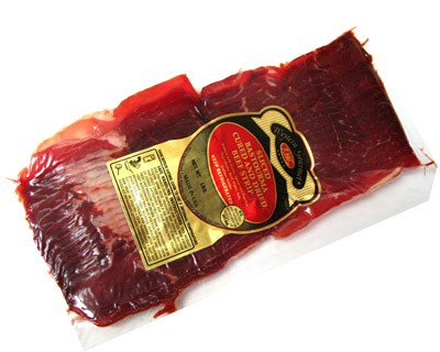 Sliced Basturma Cured and Dried Beef Strip, 0.5 lb / 0.22 kg