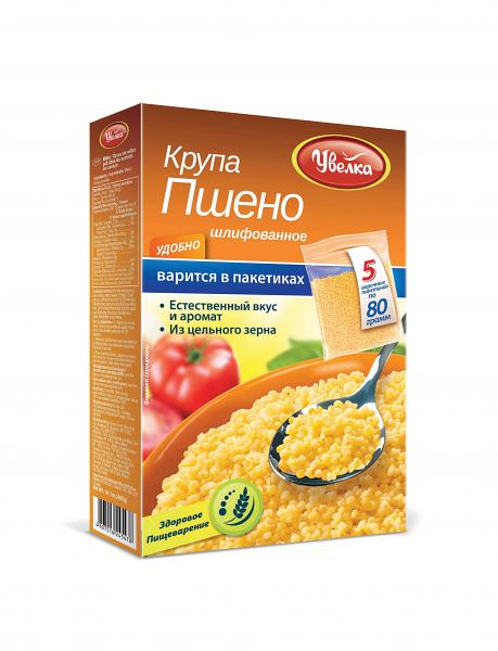 Uvelka Millet Groats 5x80 Boil-in-Bags, 14.10 oz/ 400 g