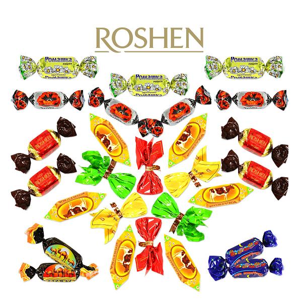 Assorted Chocolate Candy by Roshen Factory, 1 lb / 0.44 kg