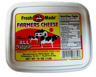 Farmer Cheese, 1 lb / 0.45 kg