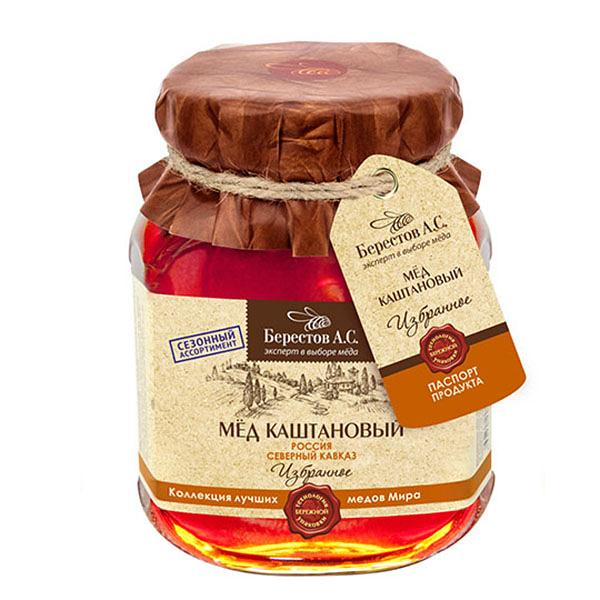 Natural Chestnut Honey (Berestov), 17.53 / 500 g