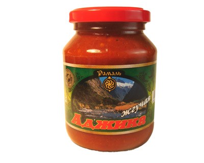 Hot Adjika Sauce (Ramal), 10.58 oz / 300 g