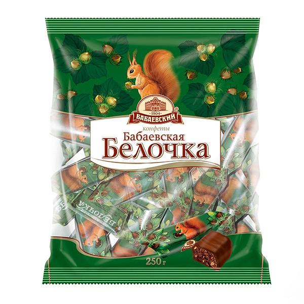 Chocolate Candy "Babaevskaya Belochka", 7.05 oz / 200 g