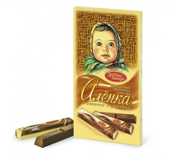 Alenka Chocolate Sticks with Baked Condensed Milk, 3.52 oz / 100 g