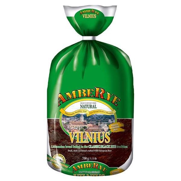 AmbeRye Vilnius Classic Black Rye Bread, 24.7 oz / 700 g