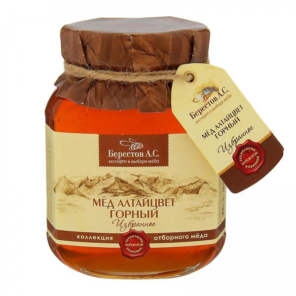 Mountain Altai Flower Honey, (Berestov)17.56 oz / 500 g