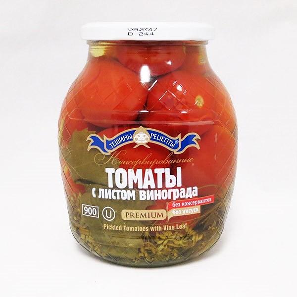 Pickled Tomatoes with Vine Leaf, 1.98 lb/900 g