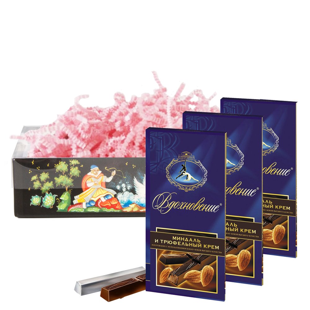 Set of Russian Inspiration assorted chocolate sticks, 100g / 0.22 lb * 3 PCs Chocolate