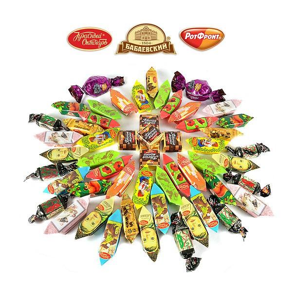 Holiday Chocolate Candy Assortment MOSCOW, 3 lbs / 1.36 kg