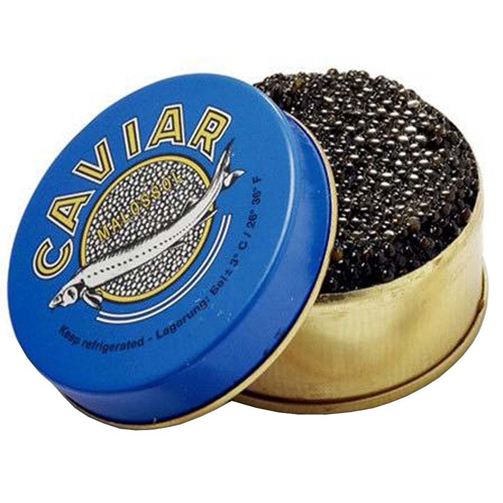 Kaluga Black Caviar Not Pasteurized, 0.5 lb
