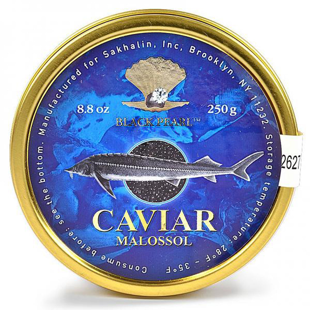 Premium Quality Kaluga Black Caviar "Malossol", 8.8 oz