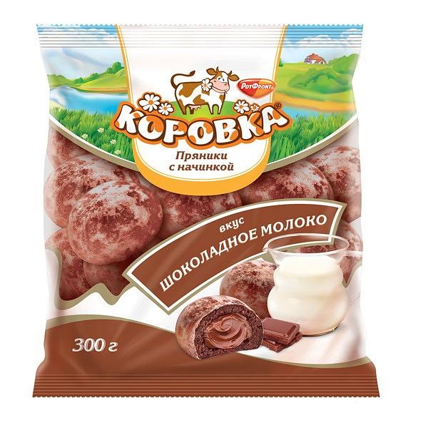 Soft Gingerbread "Korovka" with Chocolate Milk Flavor, 10.58 oz / 300 g