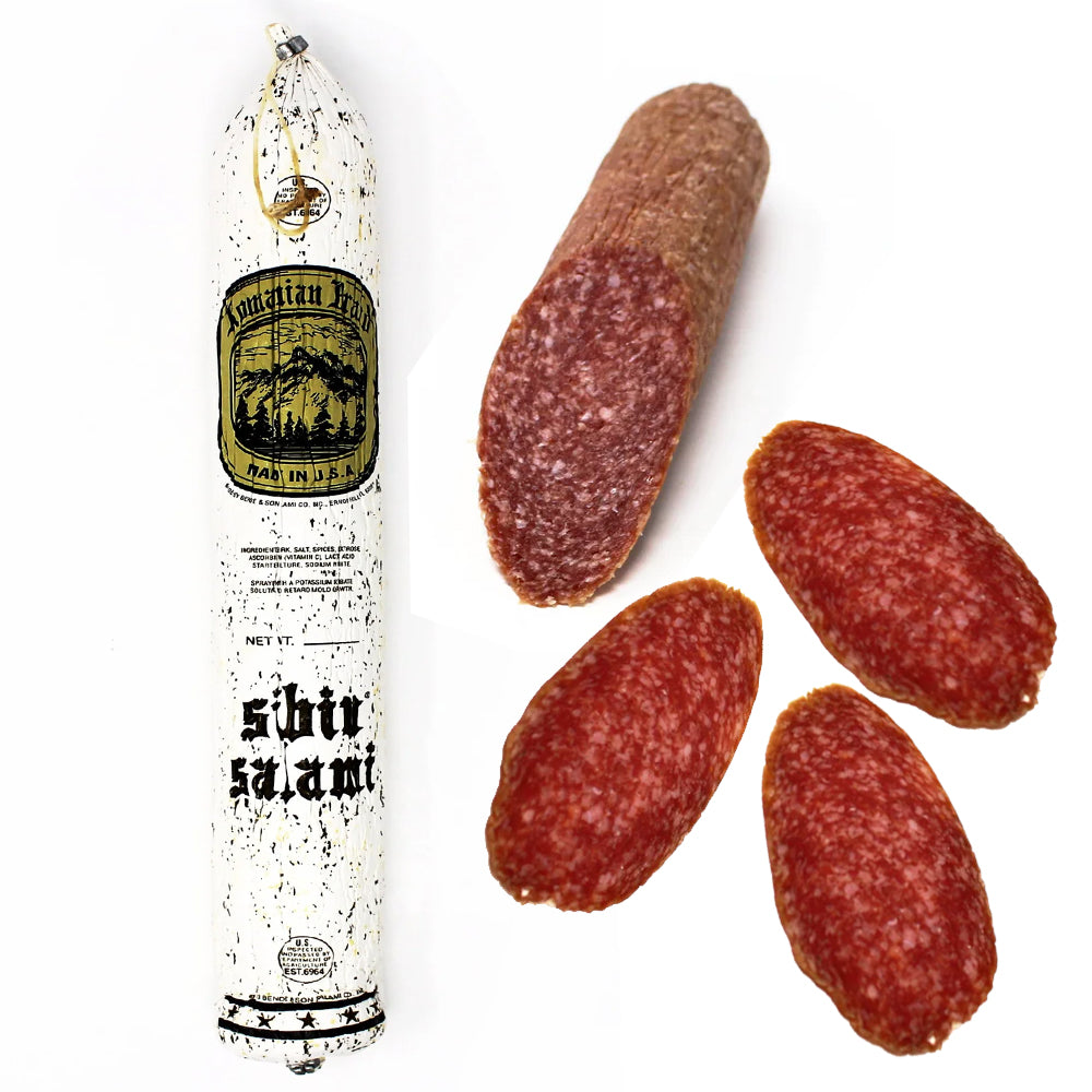 Salami Long Romanian Brand (Pre-PK), Sibiu | Approx. 1.98 lbs
