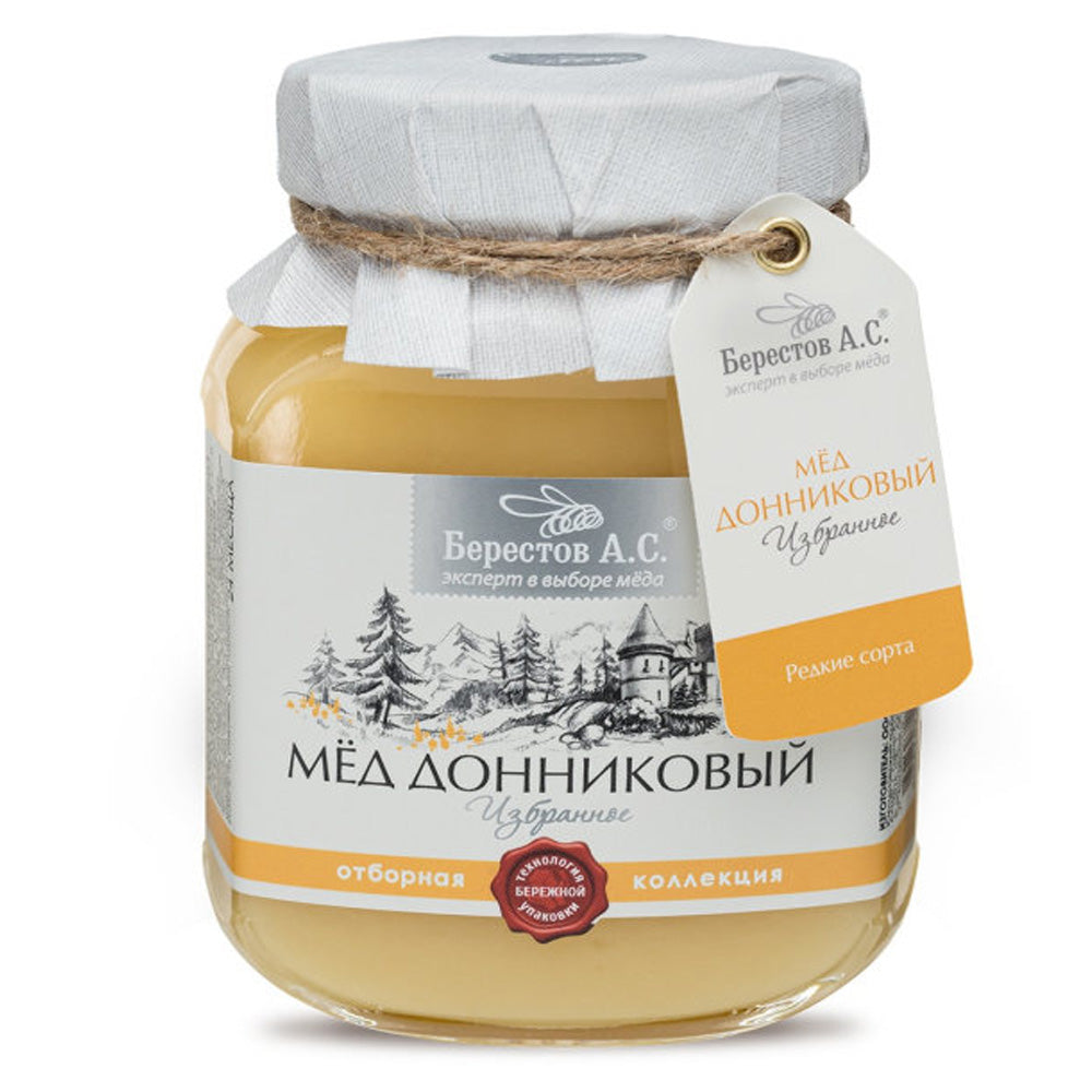 Natural Honey "Donnikovy" Sweet Clover Favorites Collection Berestov 1.1lb