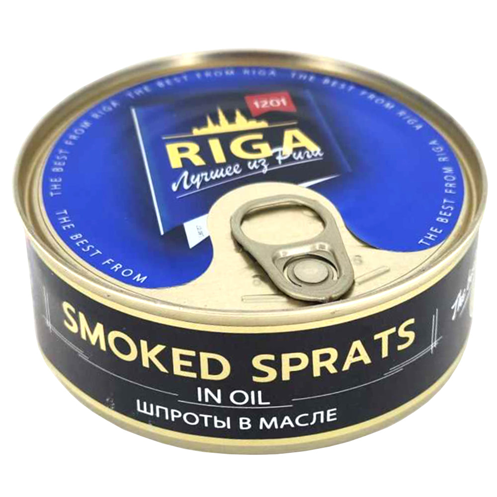 Smoked Sprats in Oil, Riga | 8.47 oz