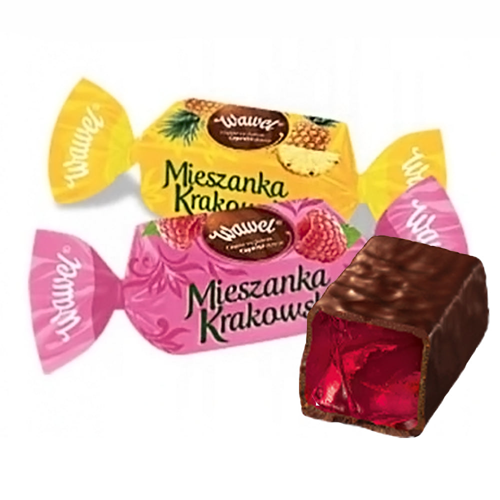 Chocolate Covered Mix Jelly Candy, Mieszanka Krakowska, Wavel | 0.5lb