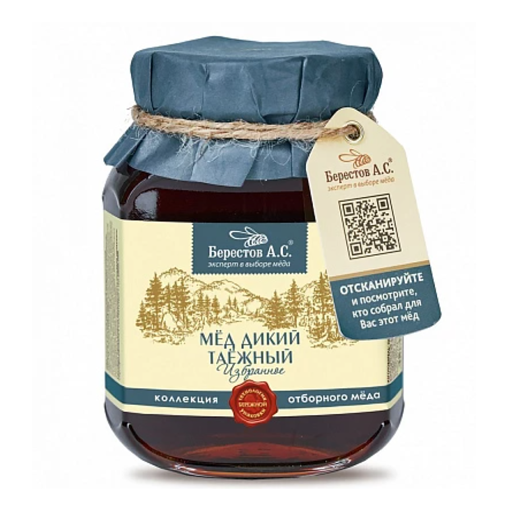 Natural Honey "Wild Taiga" Favorites Collection Berestov 1.1 lb