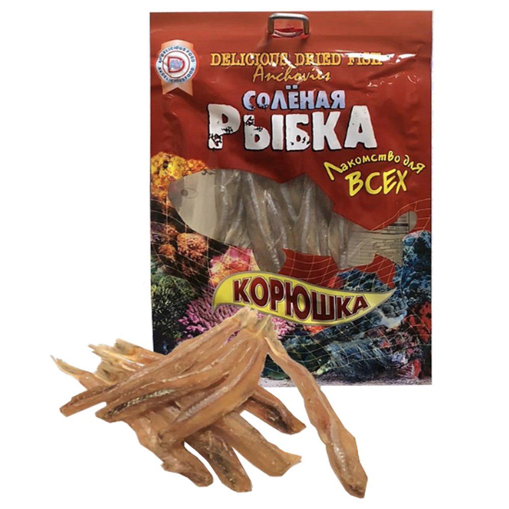 Delicious Dried Fish Koryushka, 3.17 oz / 90 g