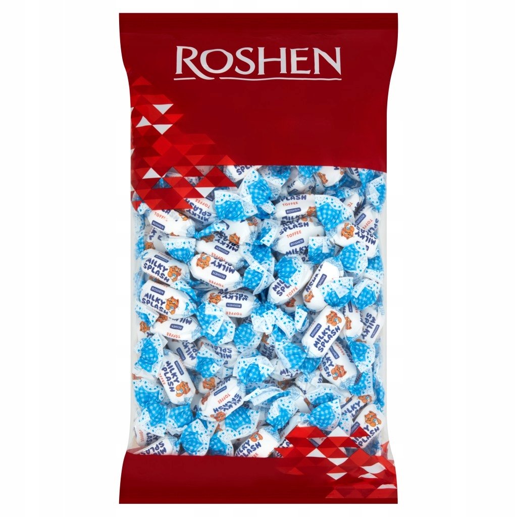 Creamy Toffee Milky Splash caramel candy (Roshen) 1.1Lb /500g 