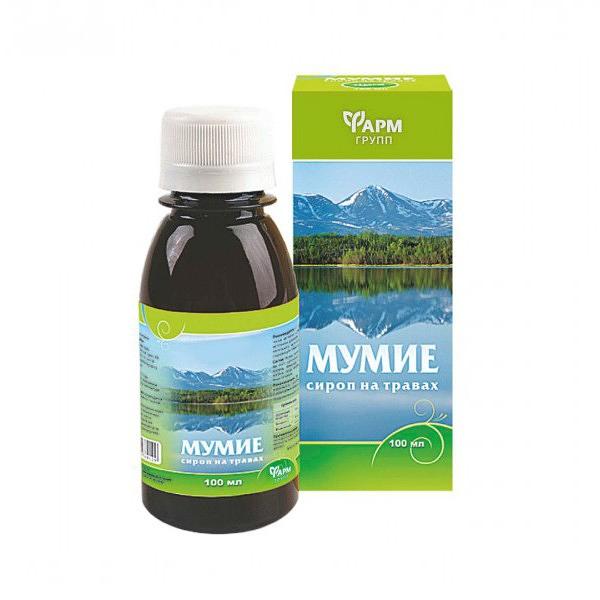 Herbal Syrup with Mummy (Mummiyo), 3.38 fl oz / 100 ml