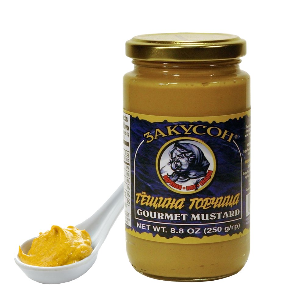 Teschina Mustard (Zakuson), 8.8 oz / 250 g
