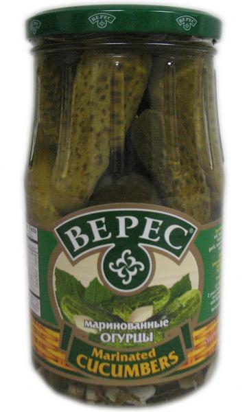 Marinated Cucumbers Veres, 480 g