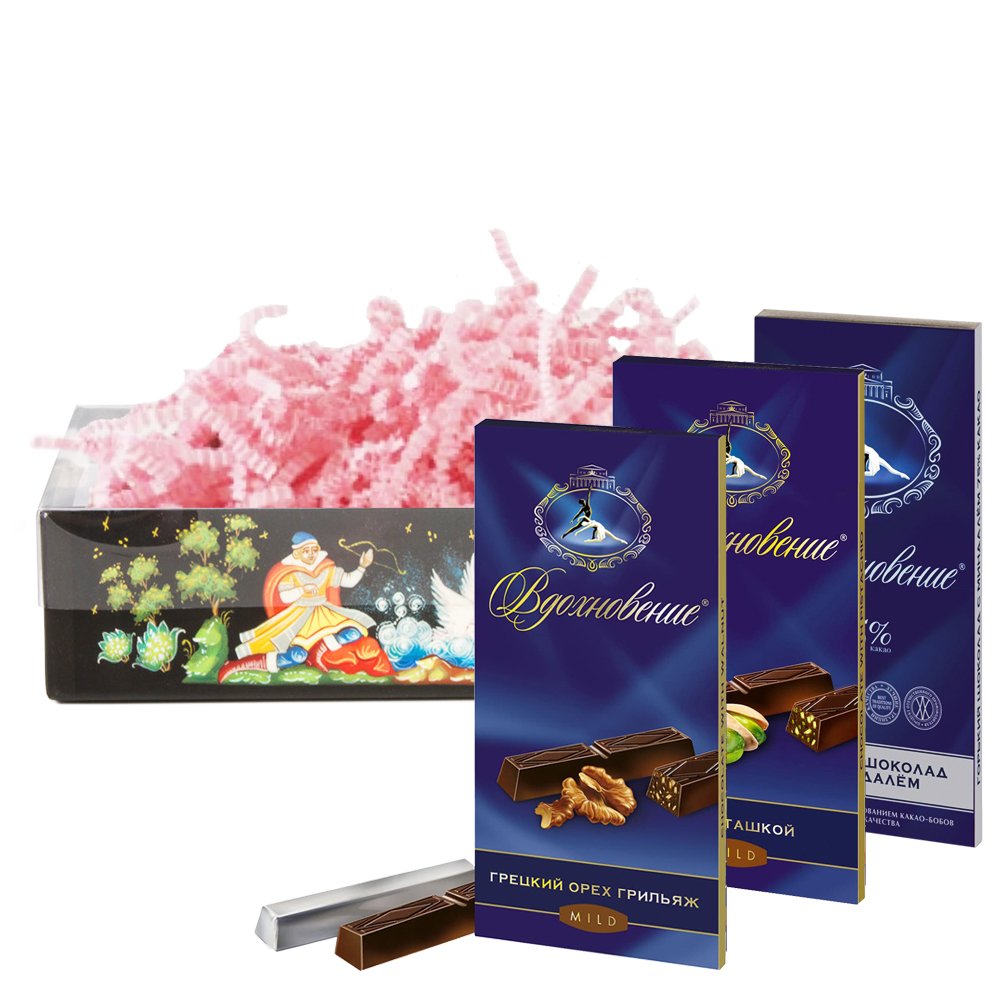 Set of Russian Inspiration assorted chocolate sticks, 100g / 0.22 lb * 3 Chocolate