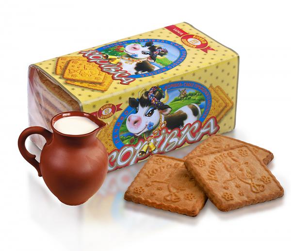 Cookies "Korovka" with Baked Milk, 6.52 oz / 185 g